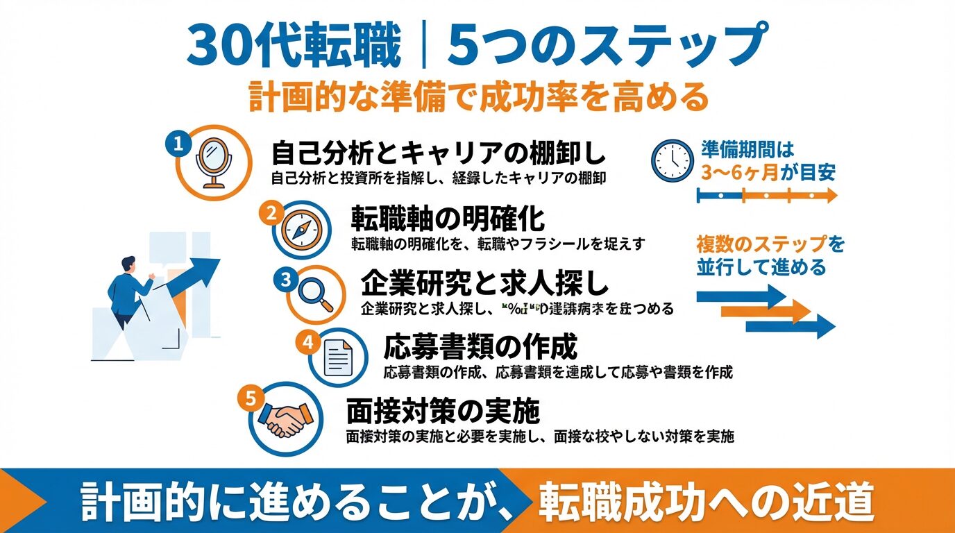 30代の転職活動を成功させるためのステップ