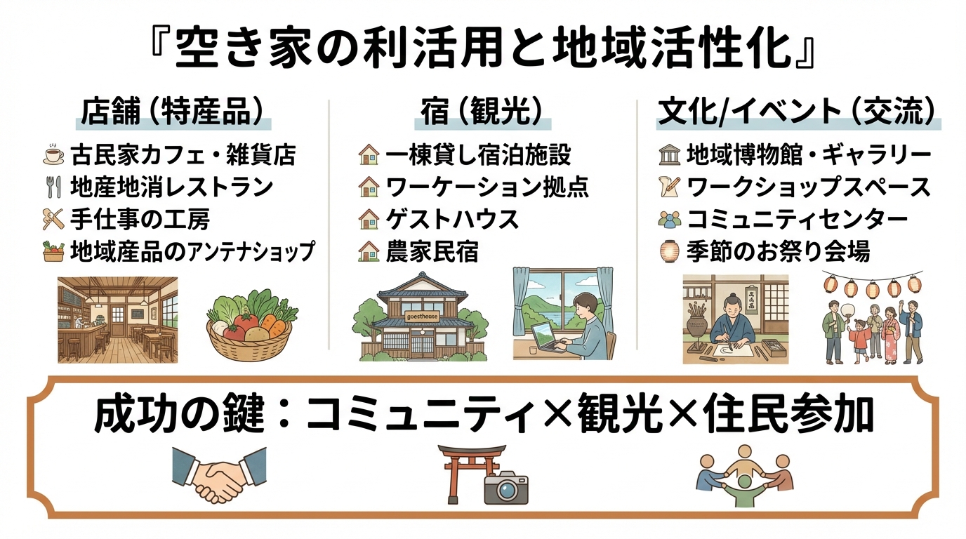 空き家の利活用と地域活性化