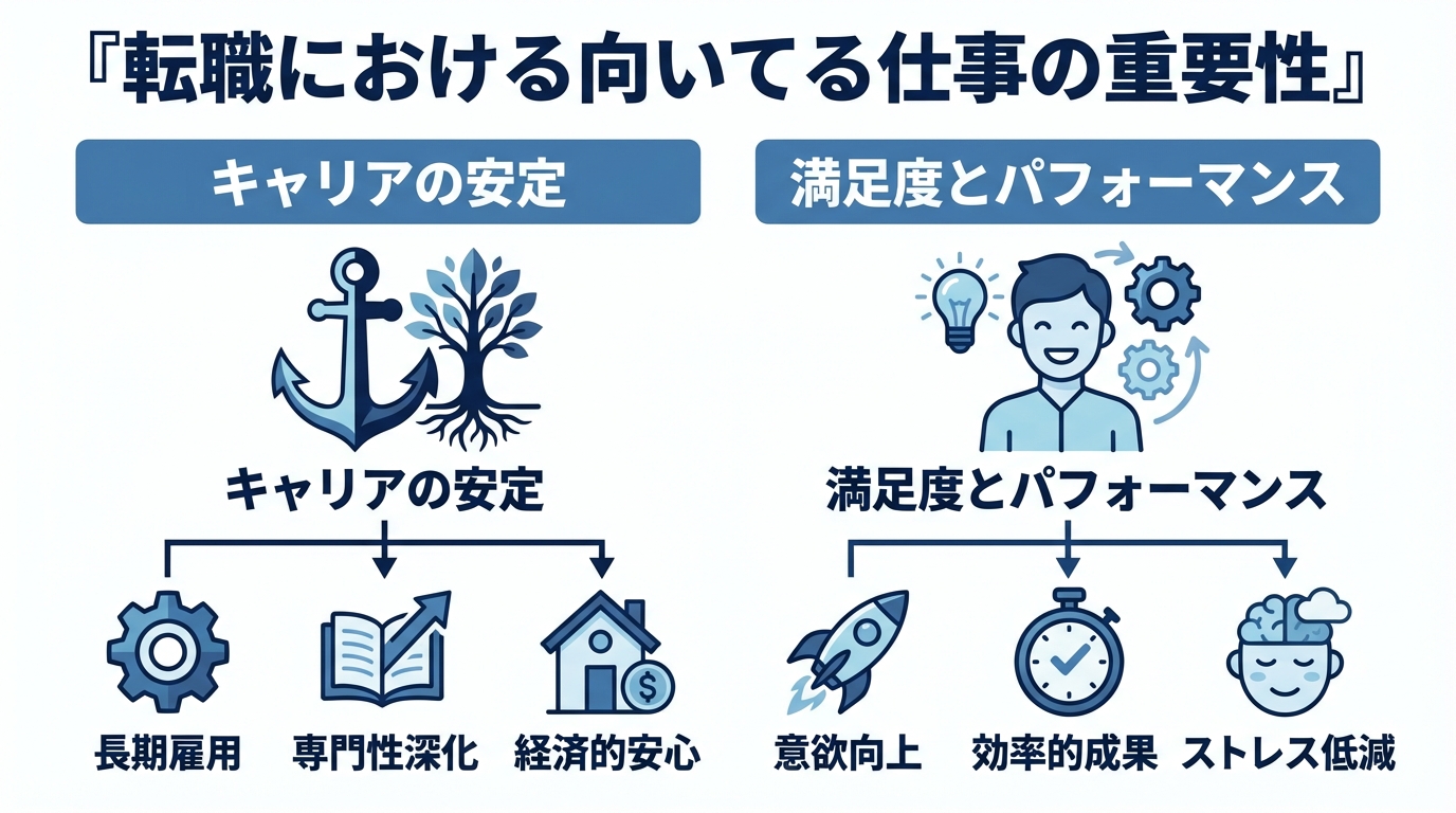 転職における向いてる仕事の重要性