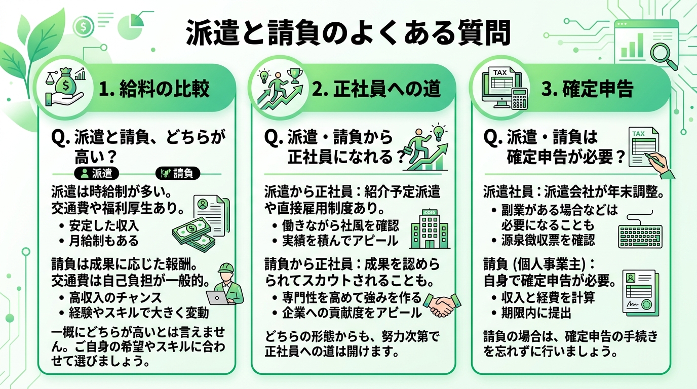 インフォグラフィック：よくある質問